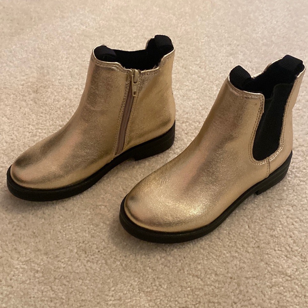 Gold Zara kids Boots